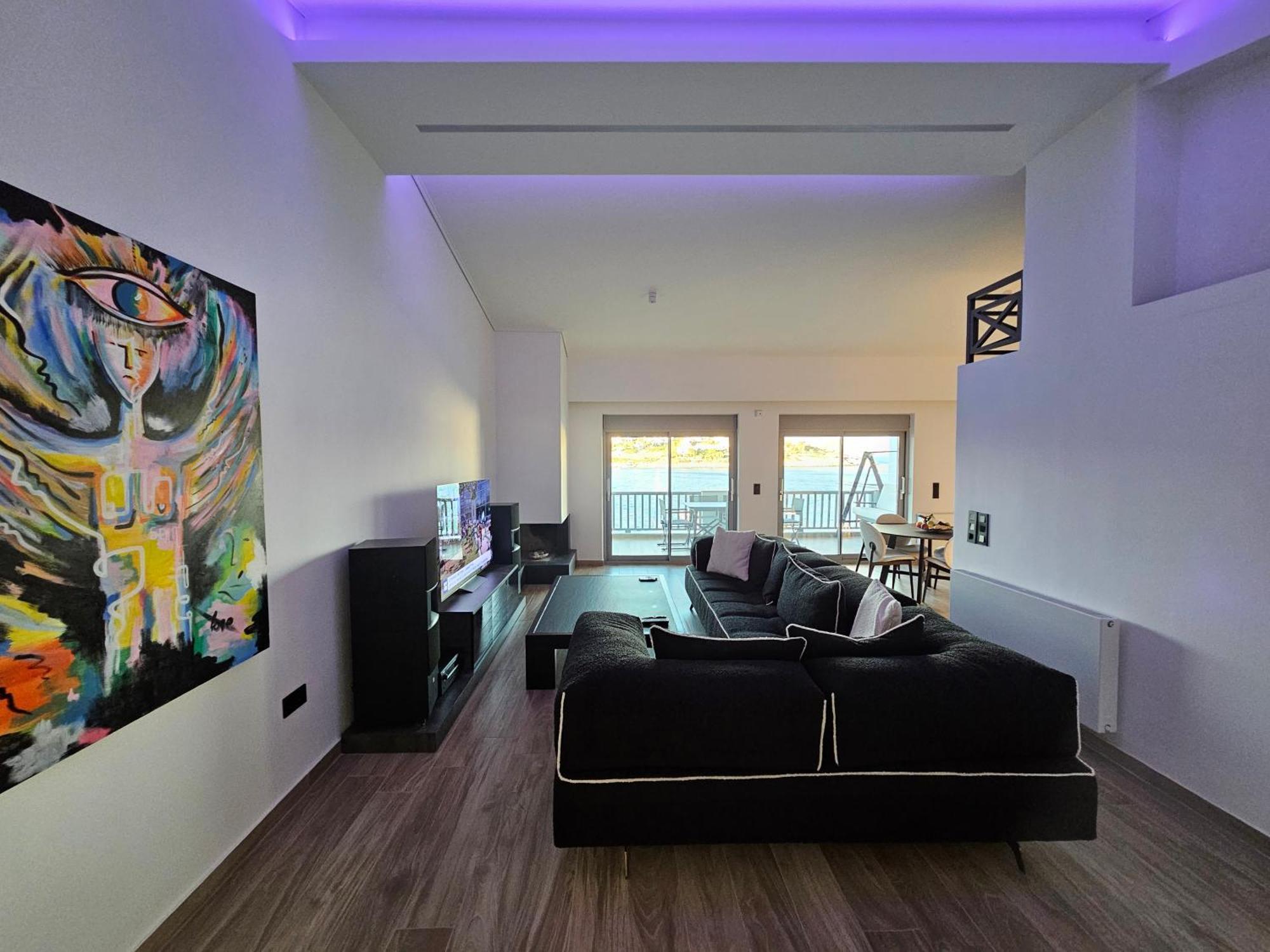 Sounio - Waterfront Luxury Spa Villa Pounta Zeza 170 Sqm On Private Beach Sounion Ngoại thất bức ảnh