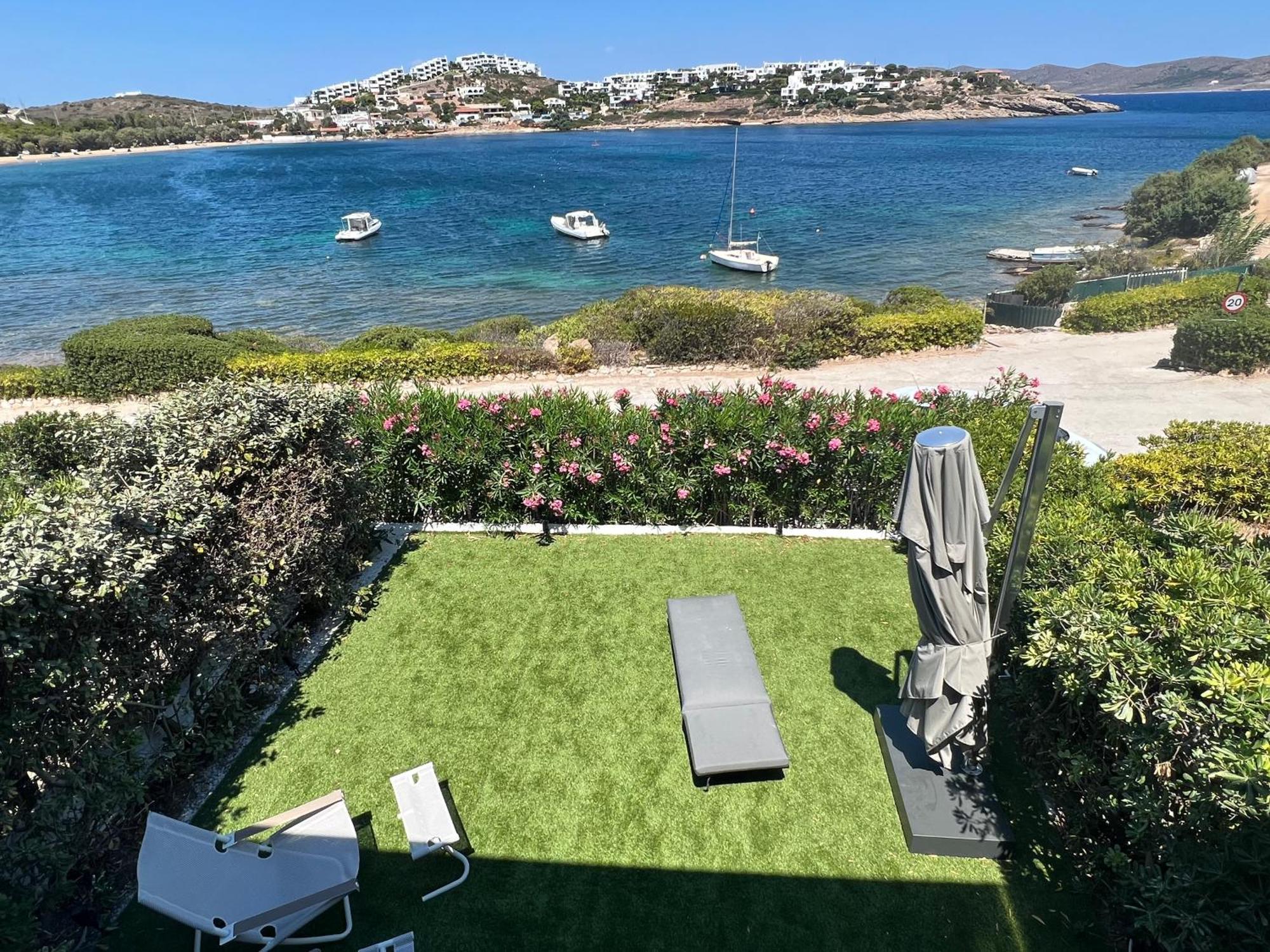 Sounio - Waterfront Luxury Spa Villa Pounta Zeza 170 Sqm On Private Beach Sounion Ngoại thất bức ảnh