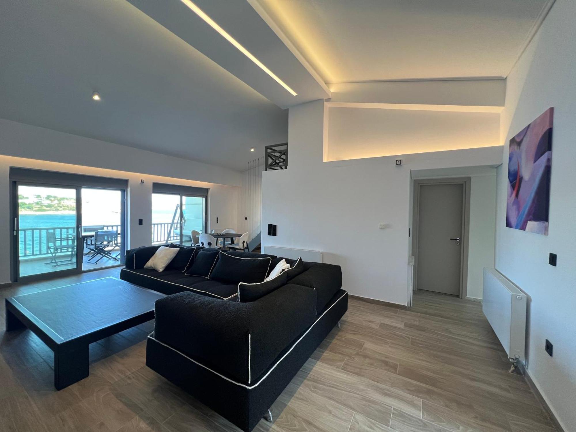 Sounio - Waterfront Luxury Spa Villa Pounta Zeza 170 Sqm On Private Beach Sounion Ngoại thất bức ảnh