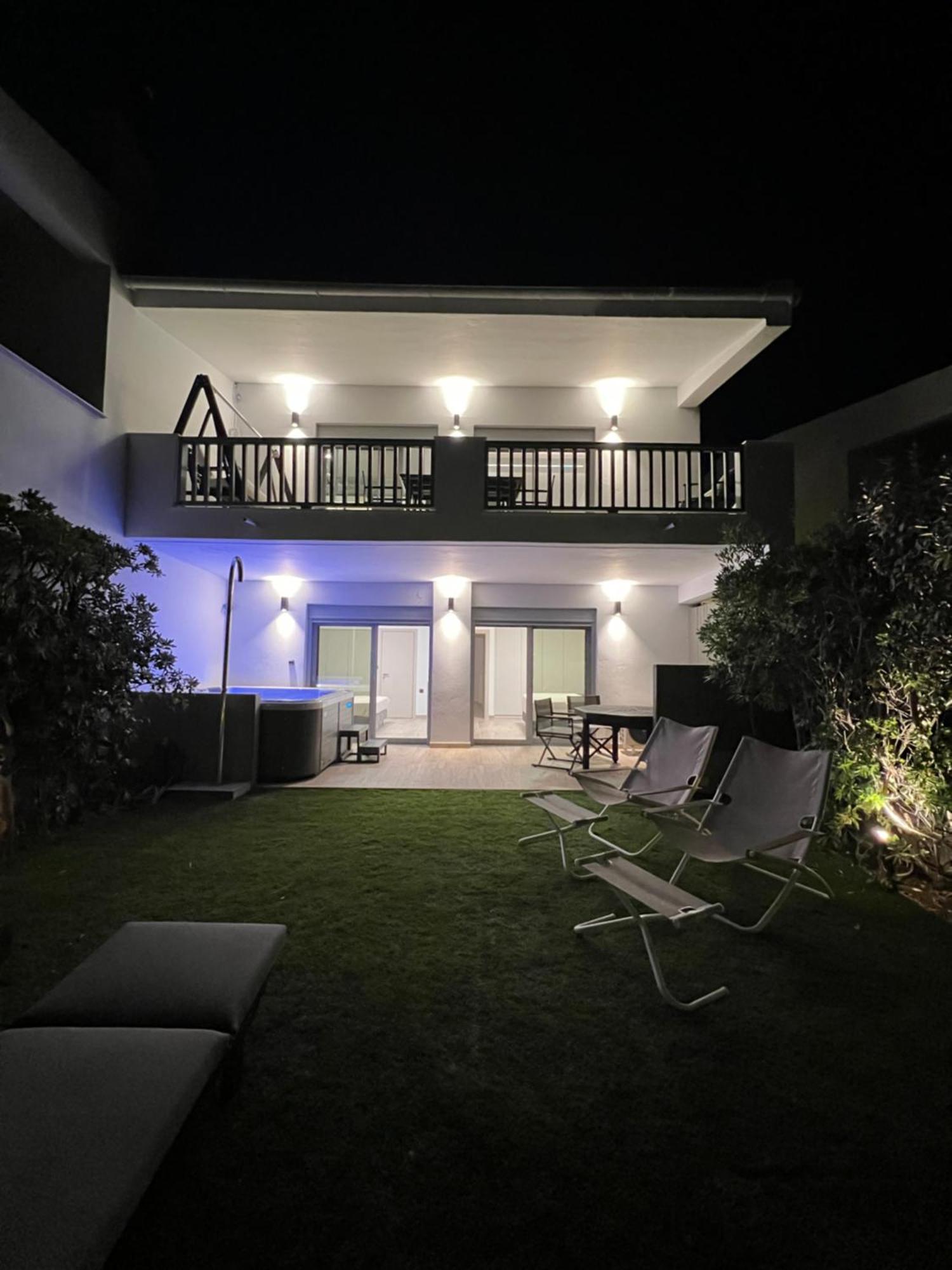 Sounio - Waterfront Luxury Spa Villa Pounta Zeza 170 Sqm On Private Beach Sounion Ngoại thất bức ảnh