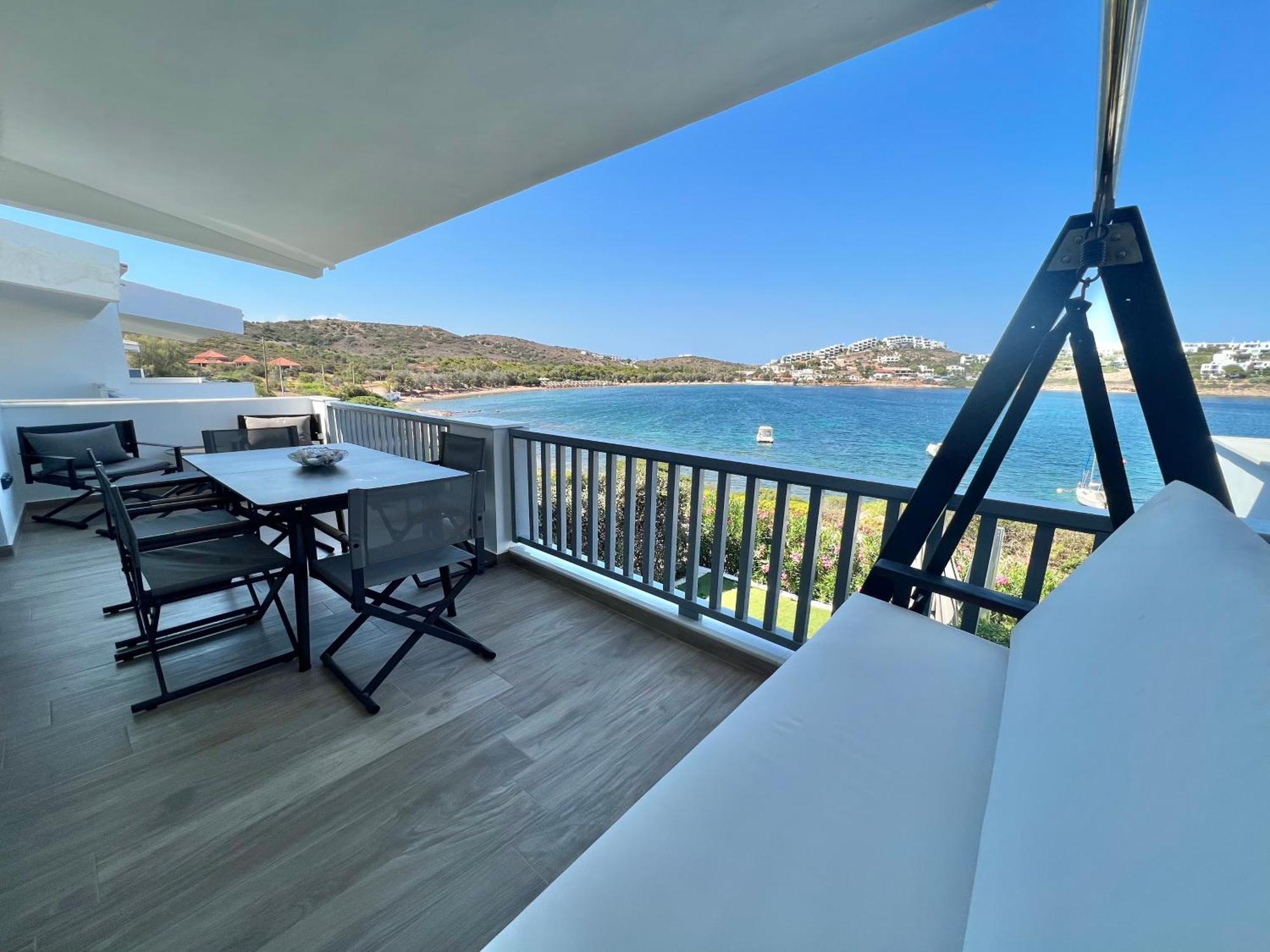 Sounio - Waterfront Luxury Spa Villa Pounta Zeza 170 Sqm On Private Beach Sounion Ngoại thất bức ảnh