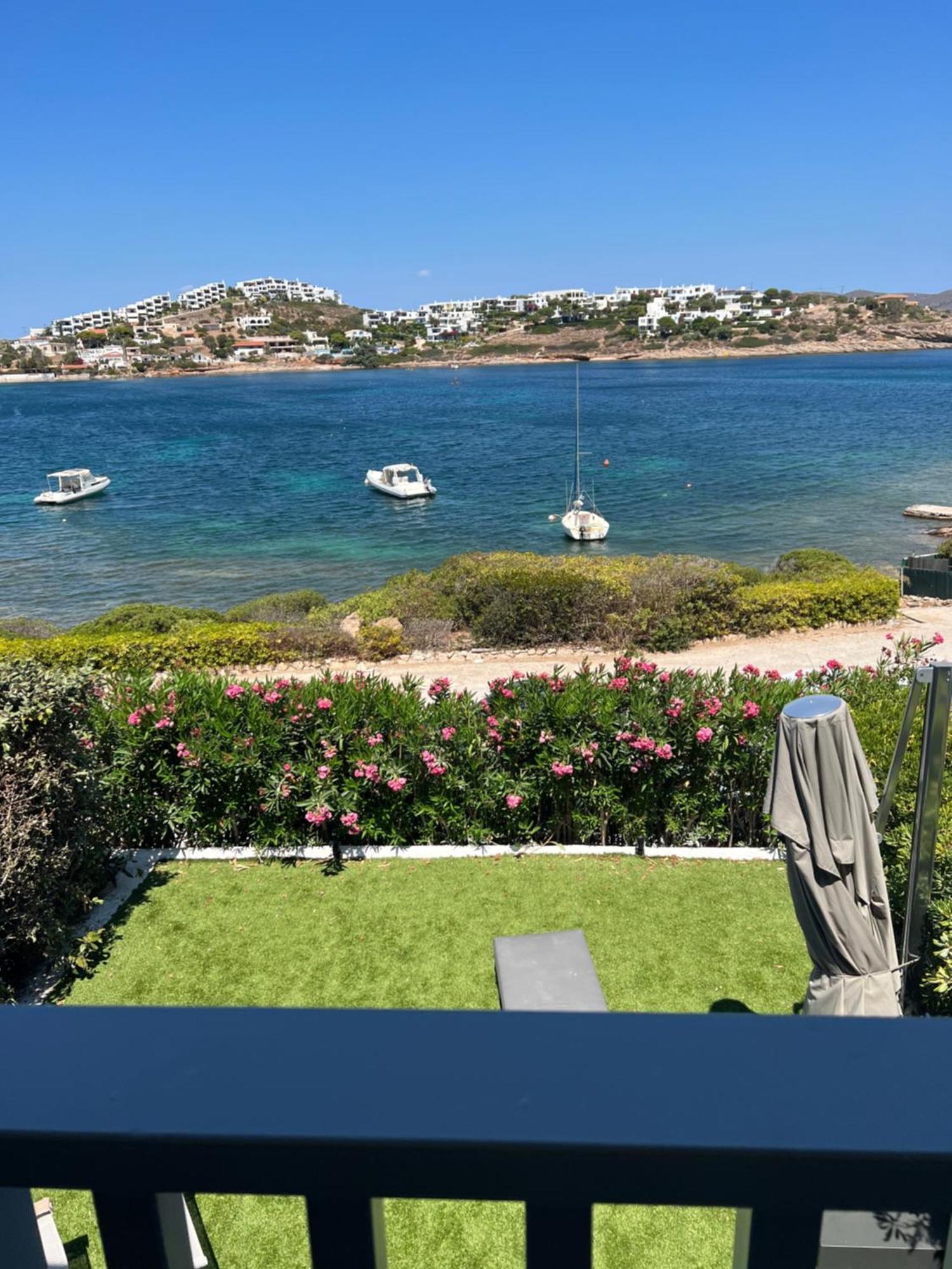 Sounio - Waterfront Luxury Spa Villa Pounta Zeza 170 Sqm On Private Beach Sounion Ngoại thất bức ảnh