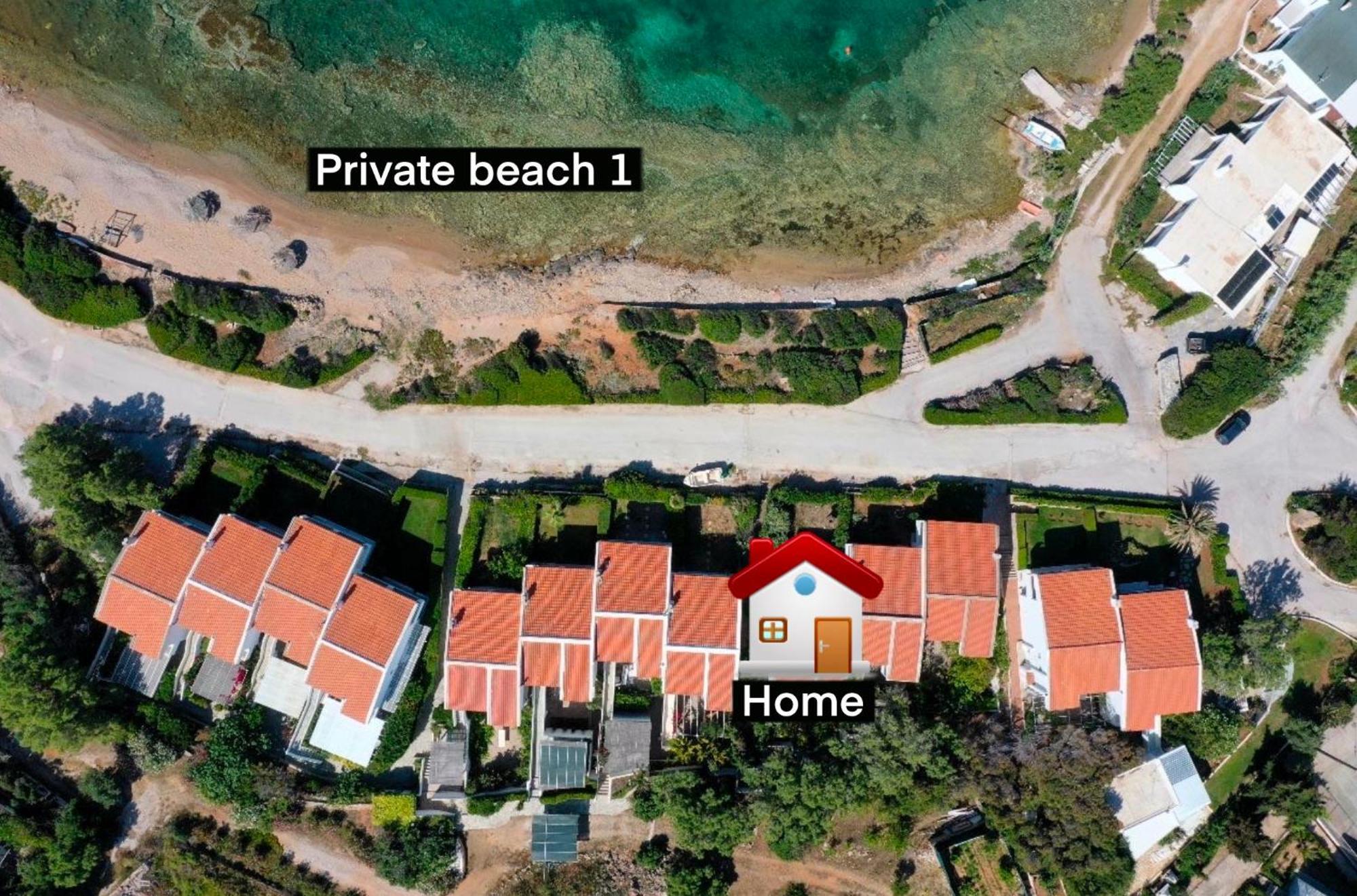 Sounio - Waterfront Luxury Spa Villa Pounta Zeza 170 Sqm On Private Beach Sounion Ngoại thất bức ảnh