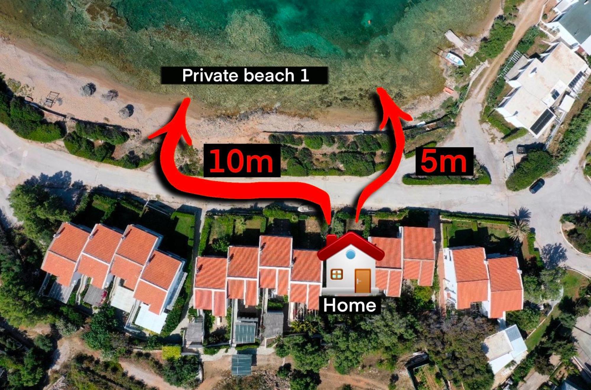 Sounio - Waterfront Luxury Spa Villa Pounta Zeza 170 Sqm On Private Beach Sounion Ngoại thất bức ảnh